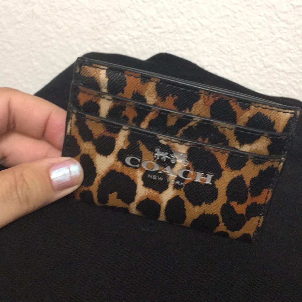 Coach card pouch